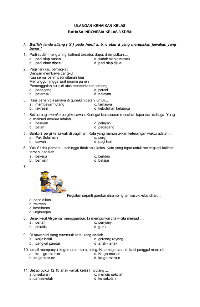 10 Contoh soal gerak kelas 3 yang sering muncul saat ujian wajib dipelajari siswa sekarang 10 Contoh soal gerak kelas 3 yang sering muncul saat ujian wajib dipelajari siswa sekarang