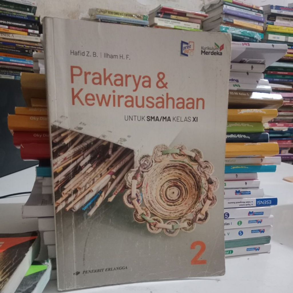 Jual buku Prakarya dan Kewirausahaan SMA kelas 2-11 penerbit erlangga