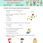 5 Rahasia Nilai Tinggi dengan Latihan Contoh Soal Harian PAI Kelas 3 SD Semester 1 KTSP
