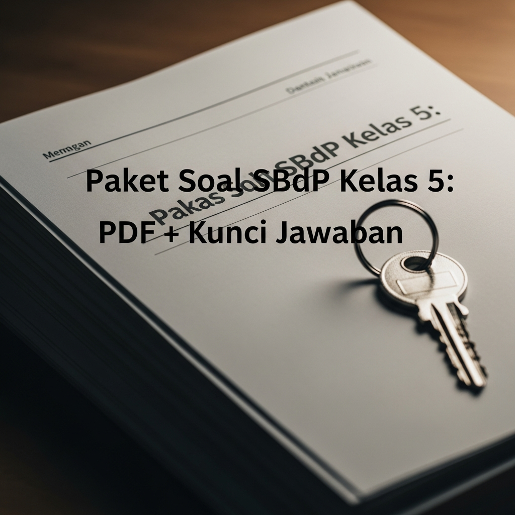 Rahasia Lolos Ujian dengan 10 Soal SBdP Kelas 5 Semester 1 dan Kunci Jawaban 2021 Teruji Rahasia Lolos Ujian dengan 10 Soal SBdP Kelas 5 Semester 1 dan Kunci Jawaban 2021 Teruji