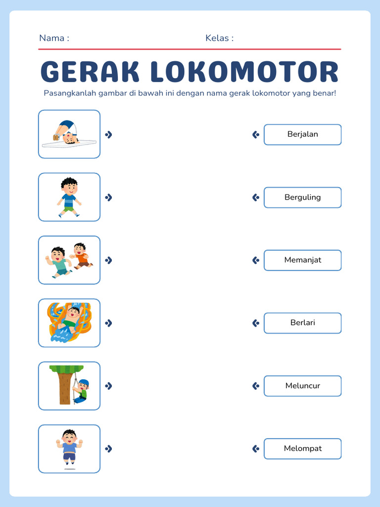 Akhirnya Terkuak! 7 Soal Gerak Lokomotor Kelas 1 yang Sering Muncul di Ujian Akhirnya Terkuak! 7 Soal Gerak Lokomotor Kelas 1 yang Sering Muncul di Ujian
