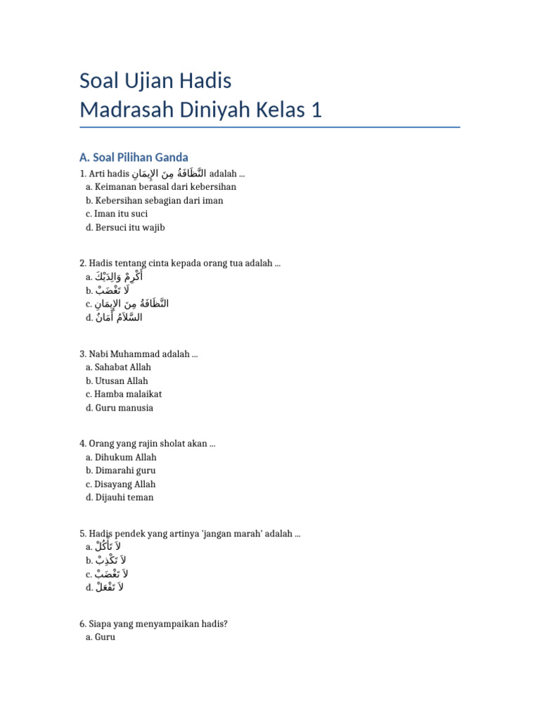 3 Fakta Mengejutkan Soal Diniyah Kelas 1 SD Kurikulum Merdeka 2026