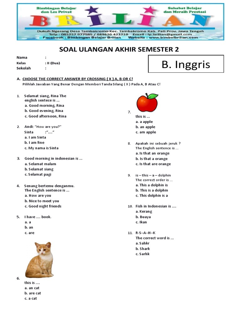 7 Contoh Soal Bahasa Inggris tentang Animal Kelas 7 Semester 1 yang Wajib Dikuasai Siswa