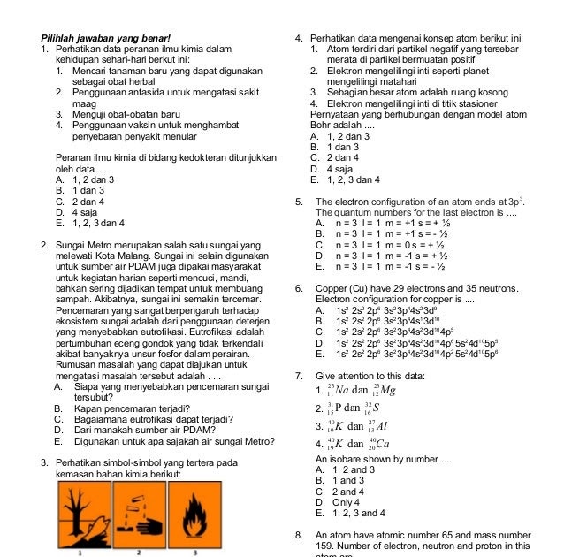 Soal Kimia Kelas 10 Semester 1 Dalchaebi Soal Kimia Kelas 10 Semester 1 Dalchaebi