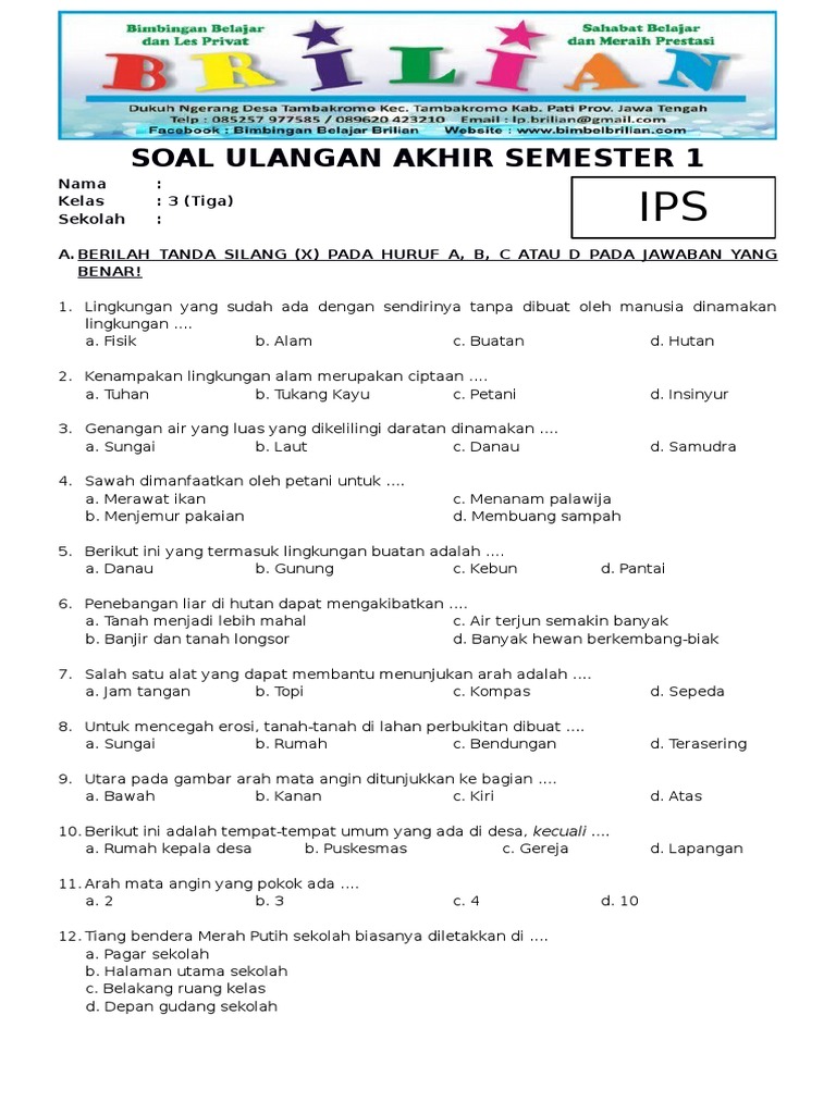 Rahasia 7 Bahan IPS Pasar Kelas 3 Soal yang Jarang Diketahui Guru di 2026
