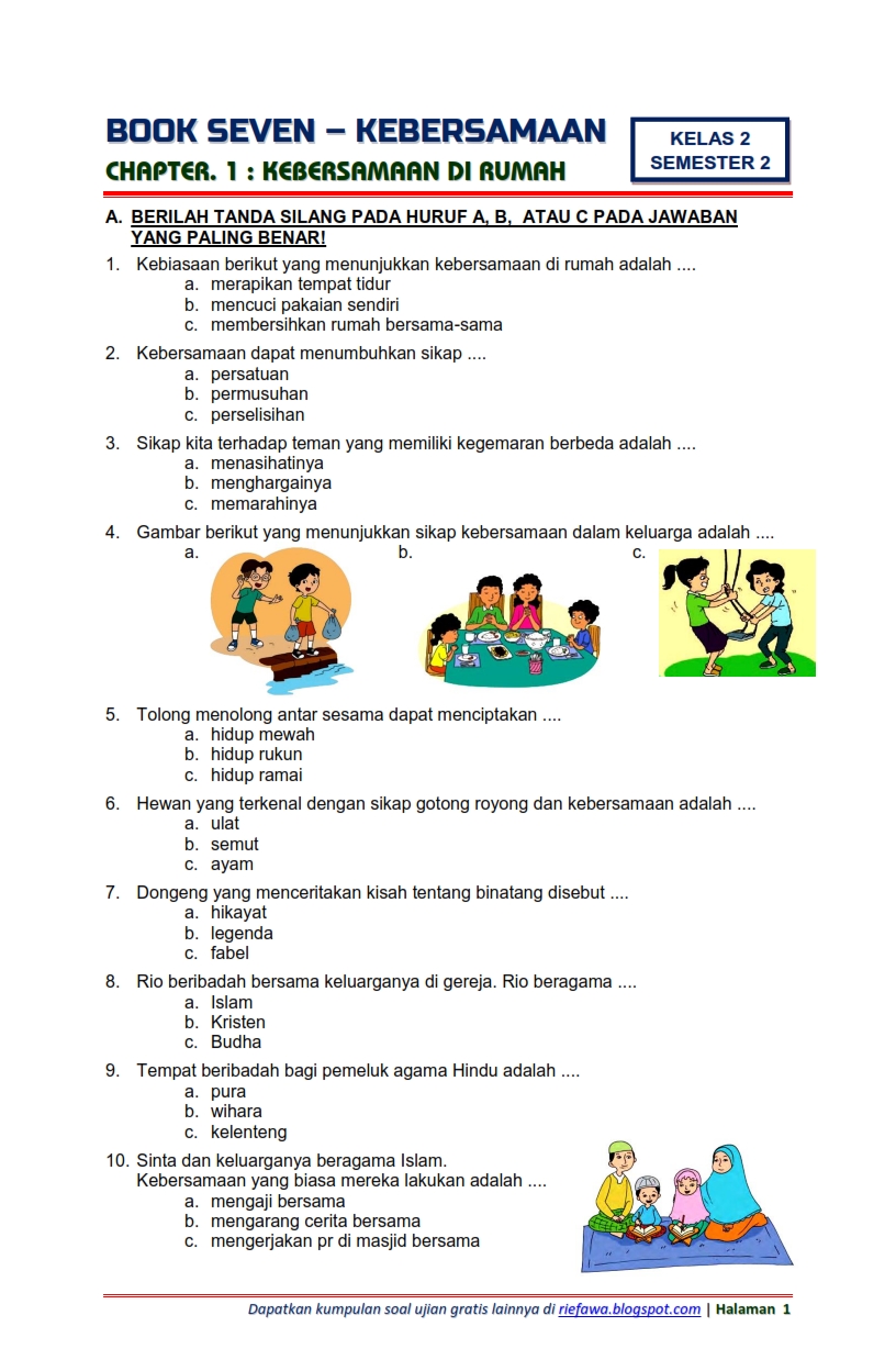 1 Arti Kata Rute Adalah Dalam Soal Tematik Kelas 2, Ternyata Selama Ini Banyak Siswa Keliru