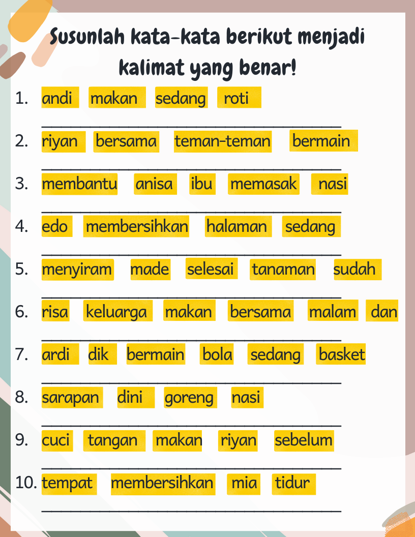 Contoh Soal Tentang Poster Bahasa Indonesia Adalah