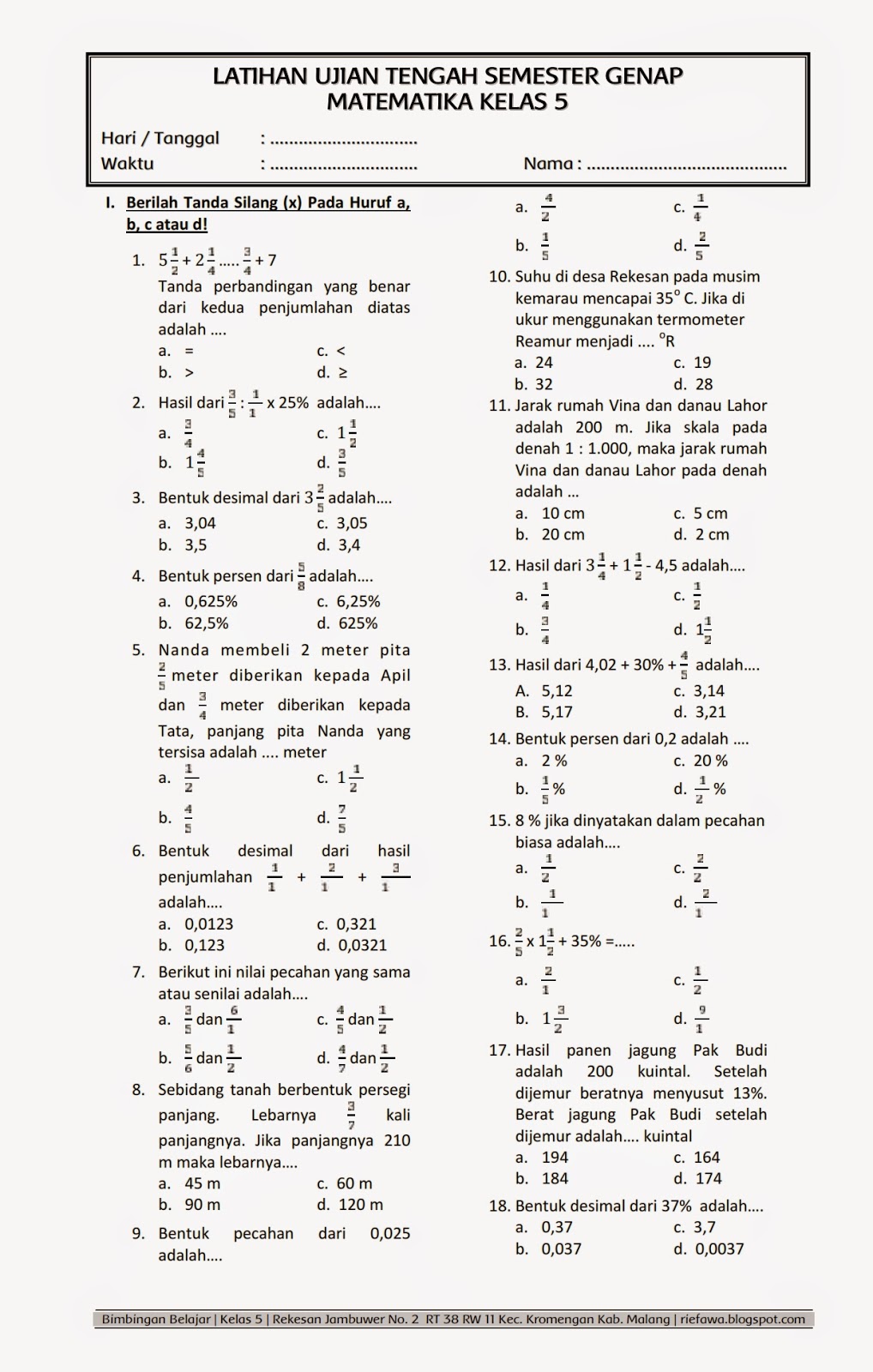 Soal Matematika Kelas 1 SD Ternyata Lebih Menjebak dari Ulangan Sumatif Kelas 5, Wajib Tahu 3 Pola Ini Sebelum Terlambat