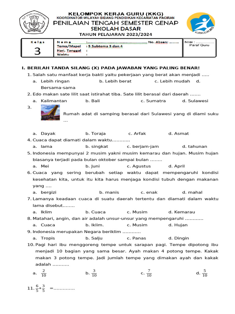 7 Cara Efektif Menguasai Latihan Soal Tema 5 Sub Tema 3 Kelas 3 Sebelum Ujian Dimulai 7 Cara Efektif Menguasai Latihan Soal Tema 5 Sub Tema 3 Kelas 3 Sebelum Ujian Dimulai