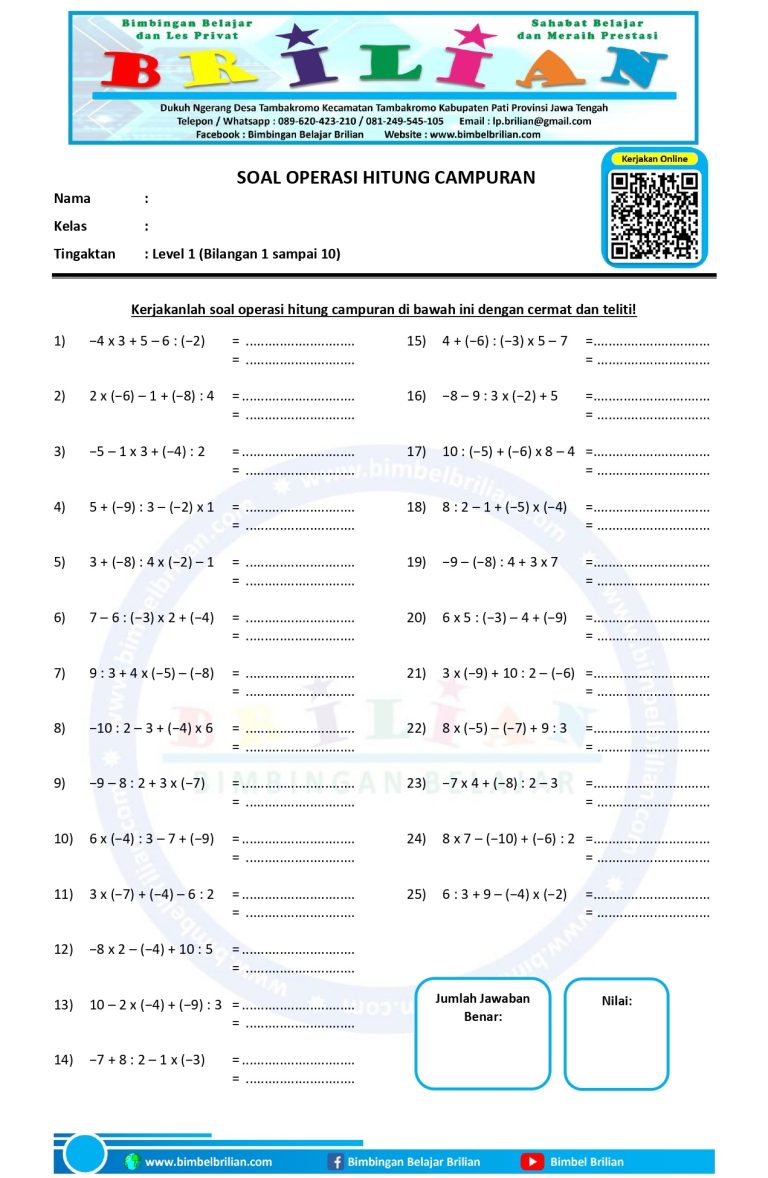 7 Rahasia Menguasai Latihan Soal Operasi Hitung Campuran Kelas 4 yang Terbukti Efektif 2026