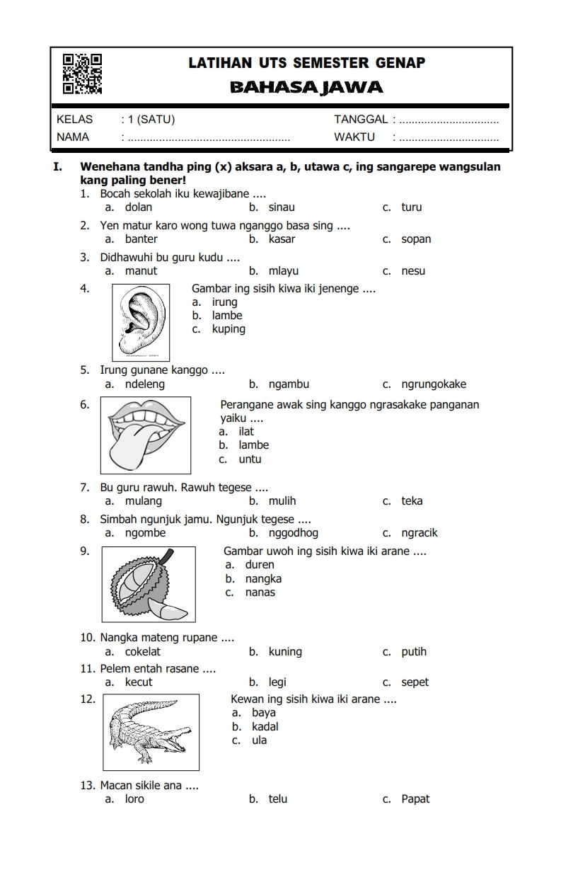 BangSoal Soal Bahasa Untuk Sd Kelas 1 Bahasa Pemahaman membaca BangSoal Soal Bahasa Untuk Sd Kelas 1 Bahasa Pemahaman membaca