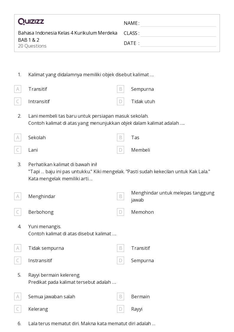 Ternyata Ini Kunci Jawaban Soal Kalimat Majemuk Kelas 4 SD yang Paling Akurat Ternyata Ini Kunci Jawaban Soal Kalimat Majemuk Kelas 4 SD yang Paling Akurat