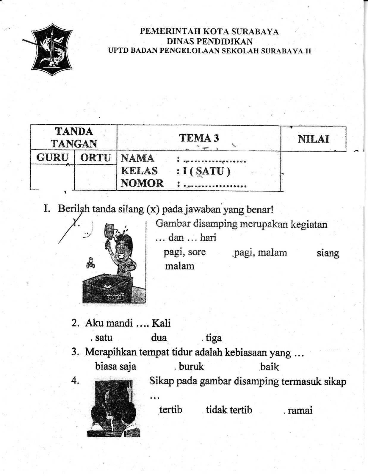 Wajib Tahu! Bocoran Soal Soal UAS Tema 3 SD Kelas 1 Agar Nilai Anak Langsung Meroket Wajib Tahu! Bocoran Soal Soal UAS Tema 3 SD Kelas 1 Agar Nilai Anak Langsung Meroket