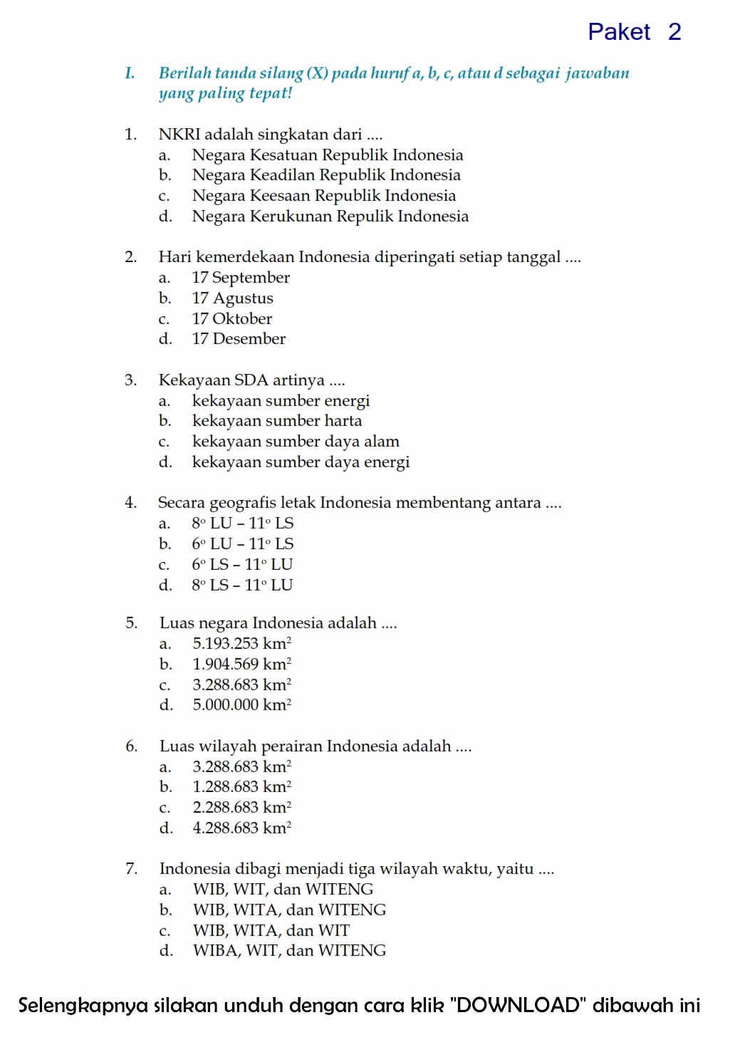 Wajib Tahu! Kumpulan soal soal uas pkn kelas 3 sd semester 1 Terupdate Tahun Ini Wajib Tahu! Kumpulan soal soal uas pkn kelas 3 sd semester 1 Terupdate Tahun Ini